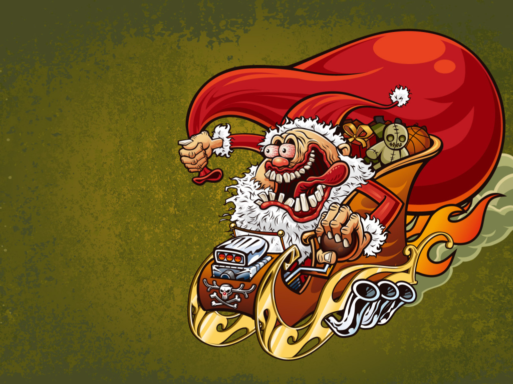 Crazy Санта Клаус