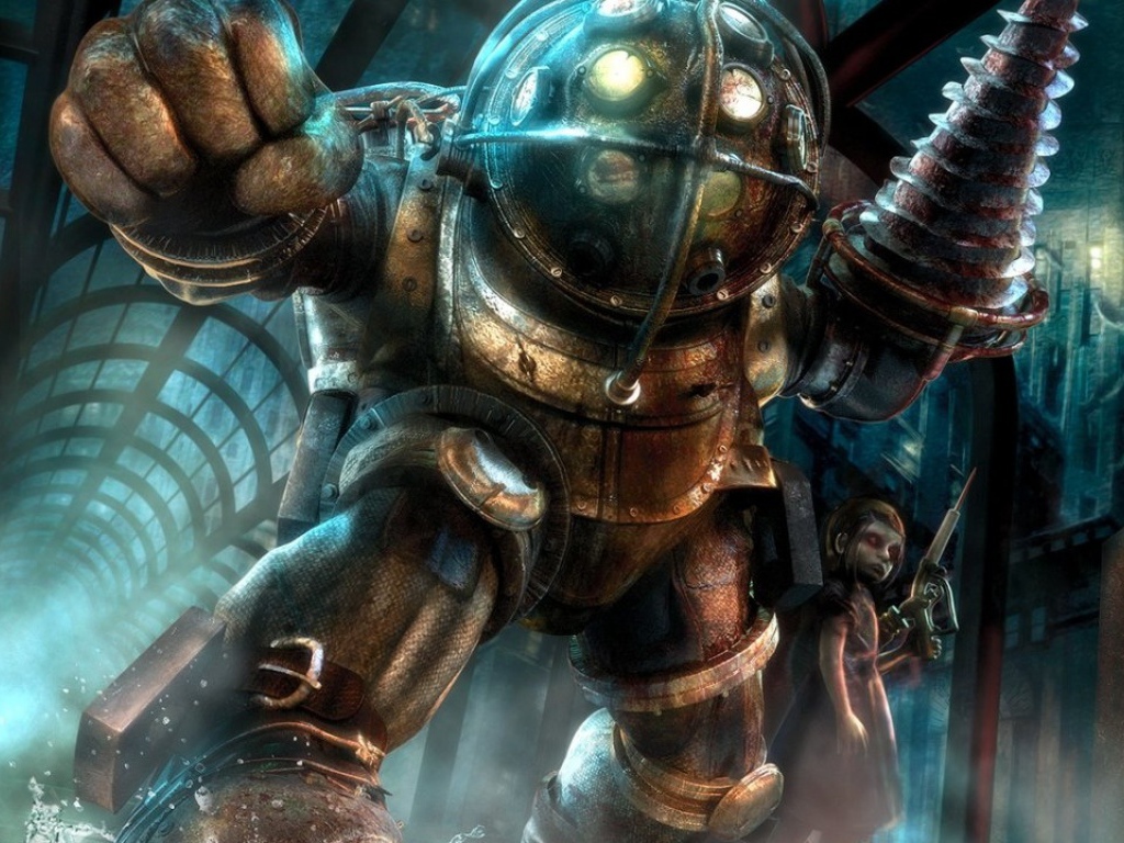 Монстр из игры Биошок