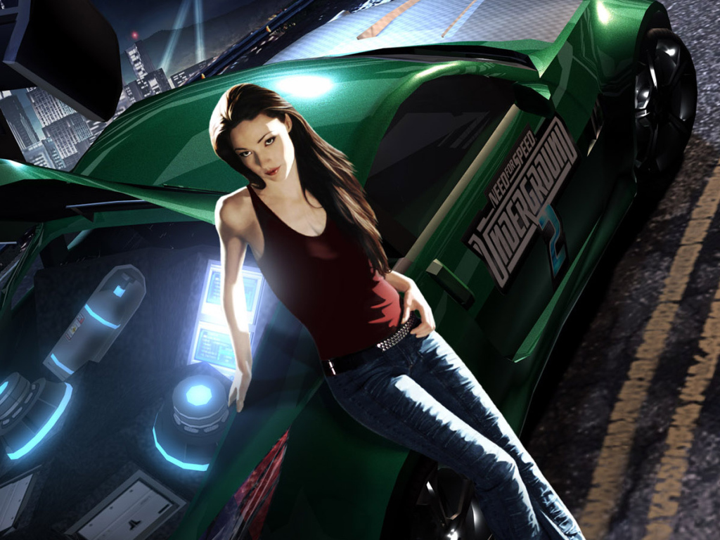 NFS Underground 2 Красивая девушка