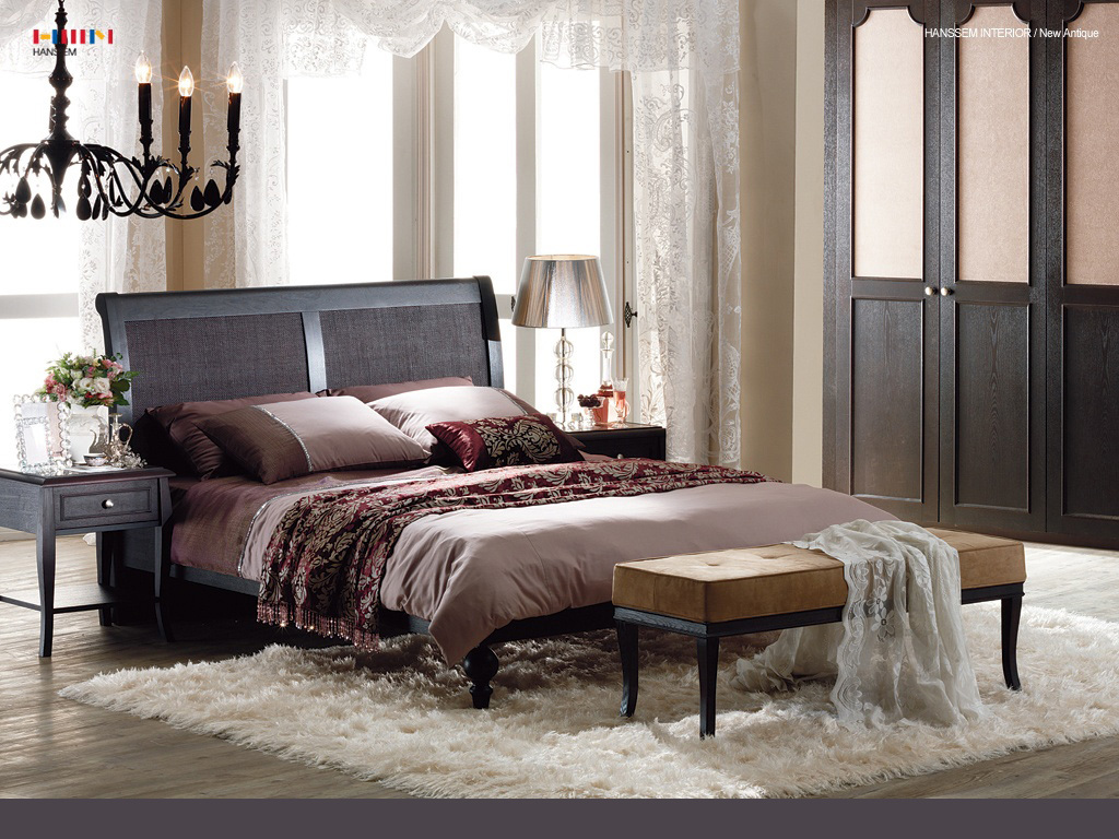 Стильная спальная комната