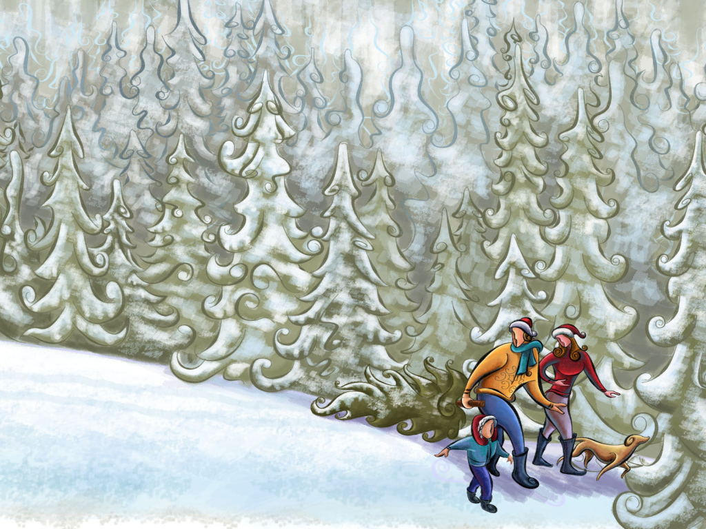 Поход за елкой