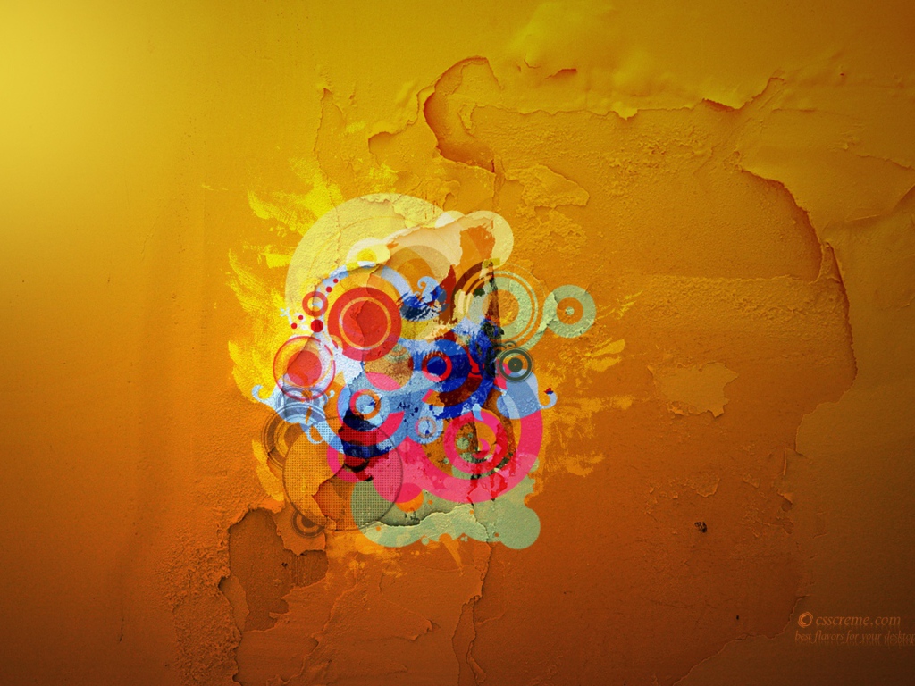 Цветная стена