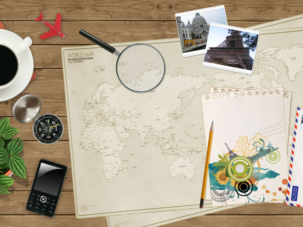 Рабочий стол путешественника