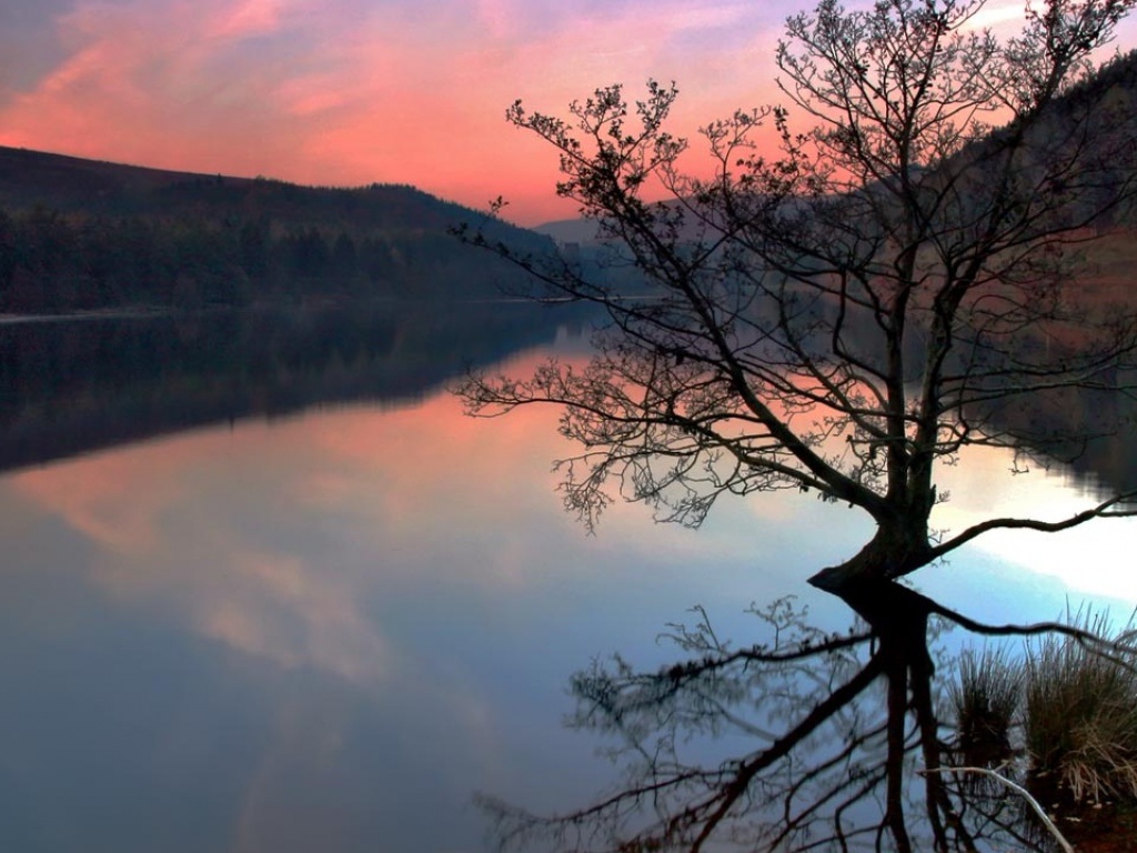 Озеро Ladybower