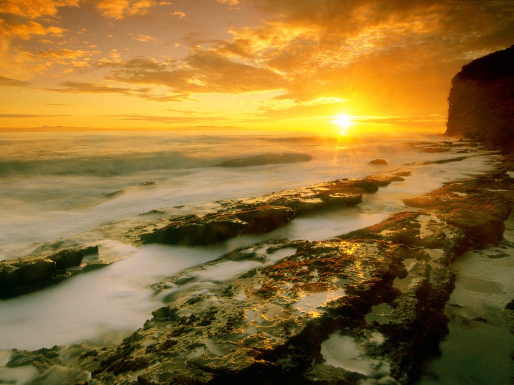 Красивый вид на море  / Сан Педро / Калифорния / США