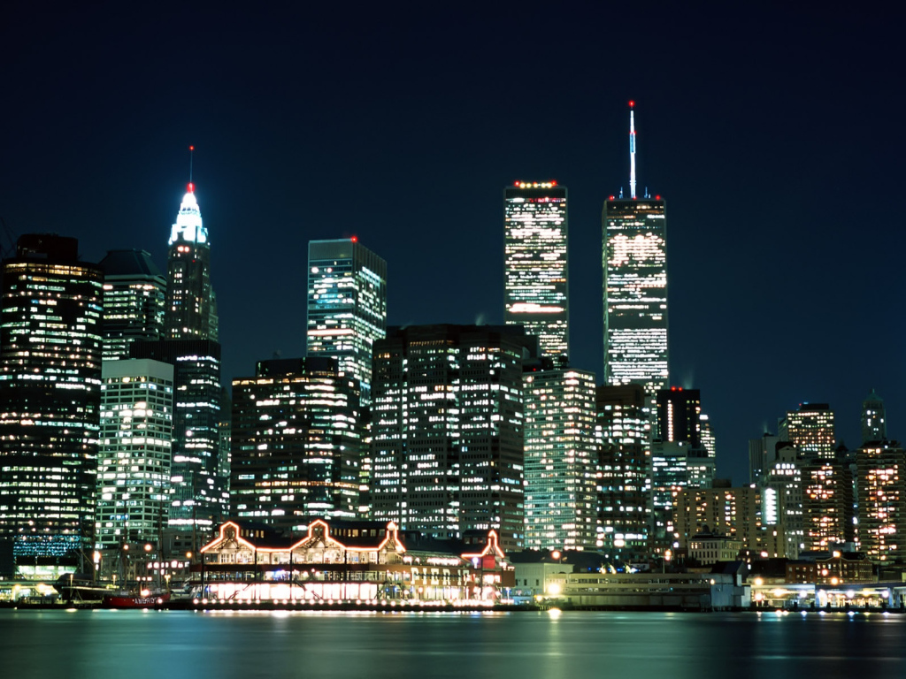 City lights / New York / USA