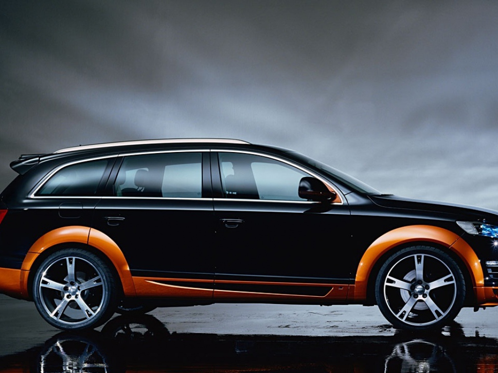 Красивый черный авто