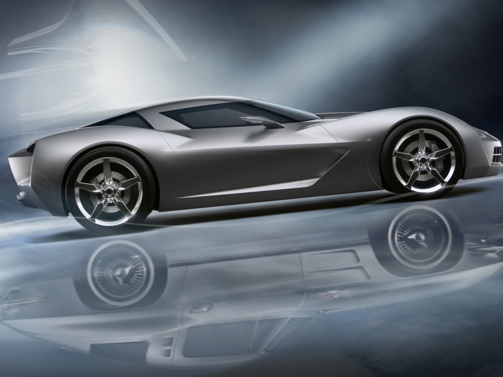 Быстрый спортивный автомобиль