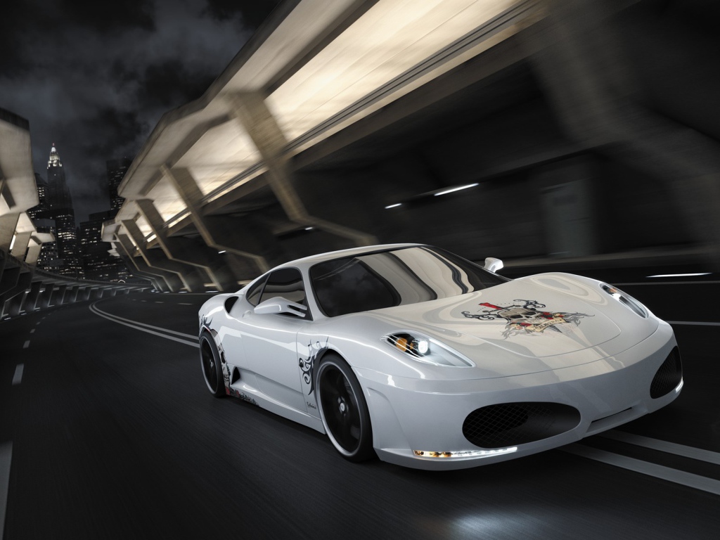 Крутая аэрография на машине