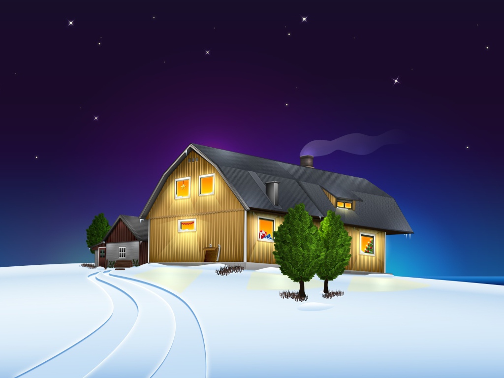 Рождественский домик