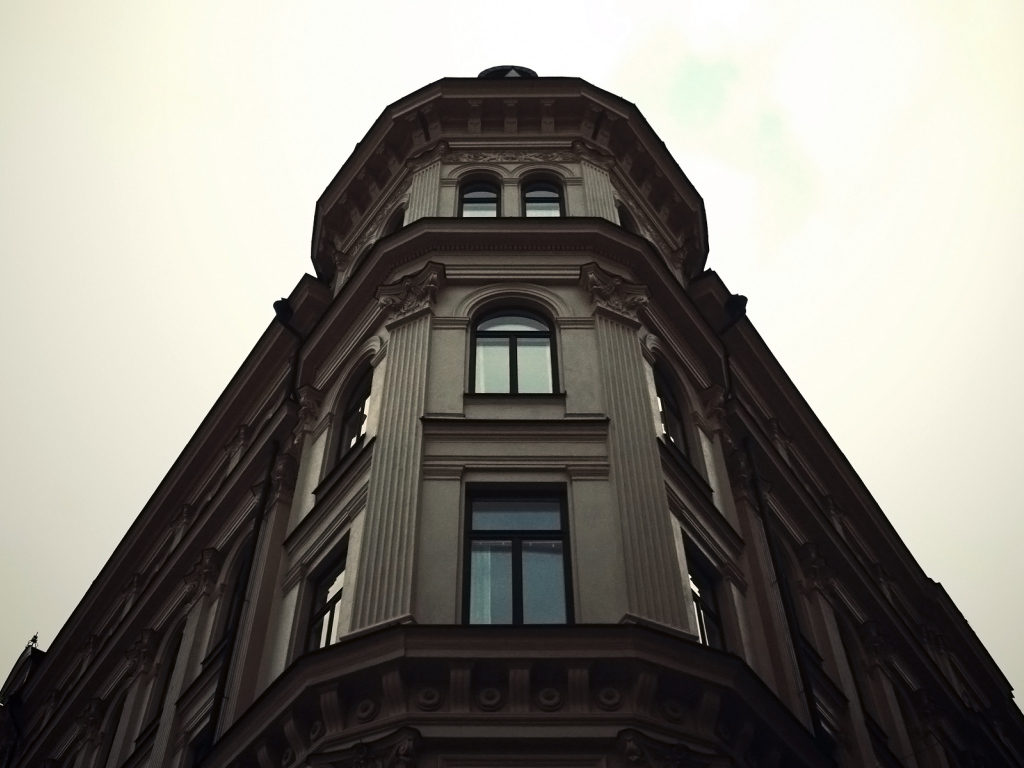 Красивая архитектура городского здания