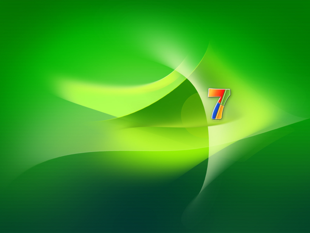 Windows 7 зелень