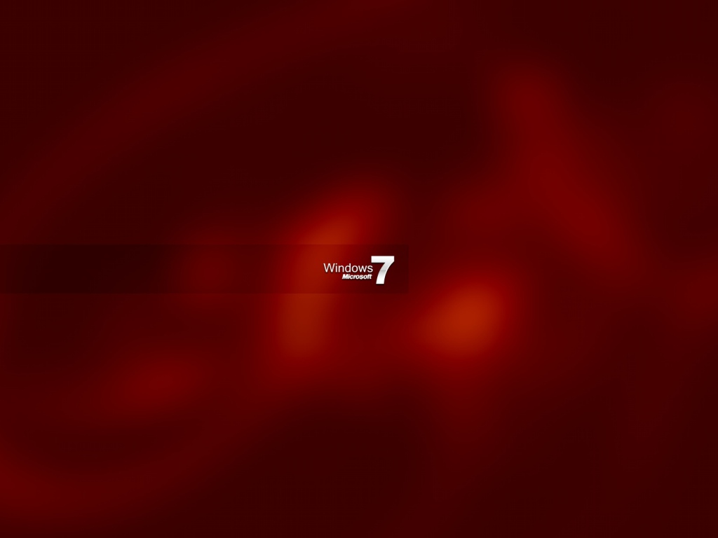 Windows 7 красный