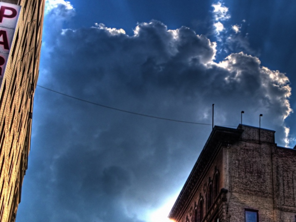 Контрастное небо