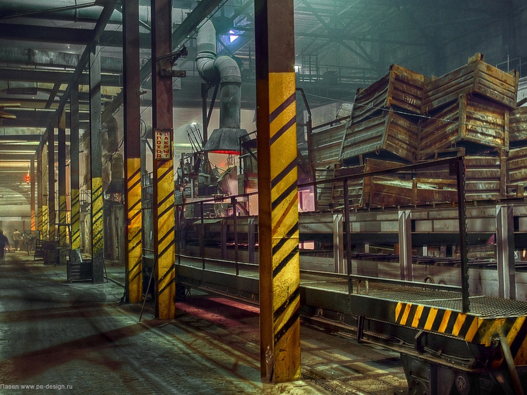 Фабрика завод цех