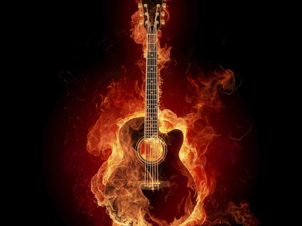 Гитара в огне