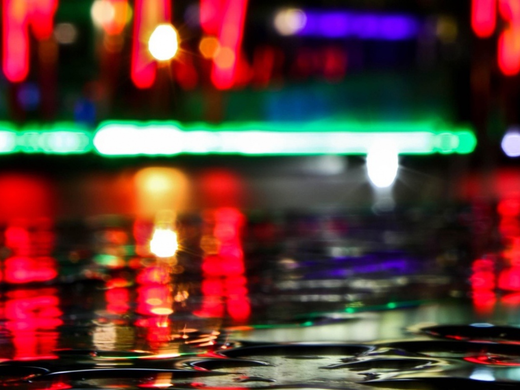 Огни ночного Дублина