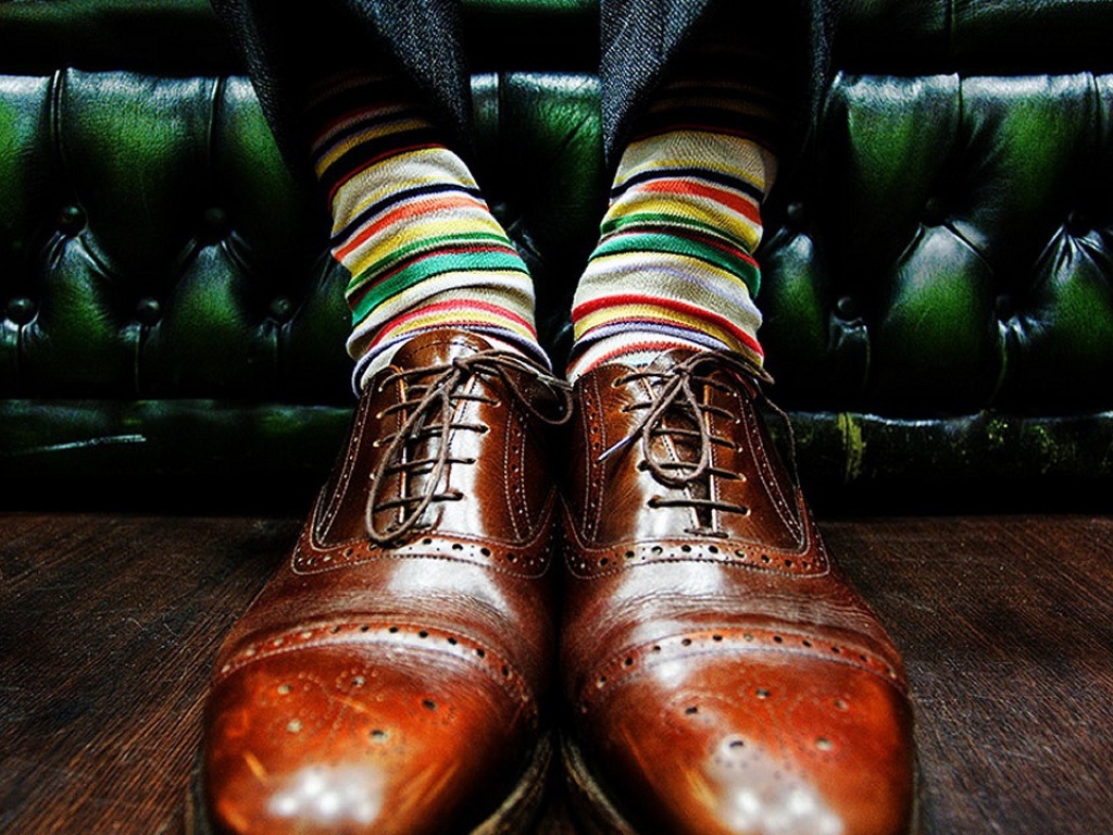 Полосатые носки