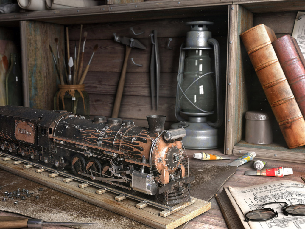 Игрушечный поезд