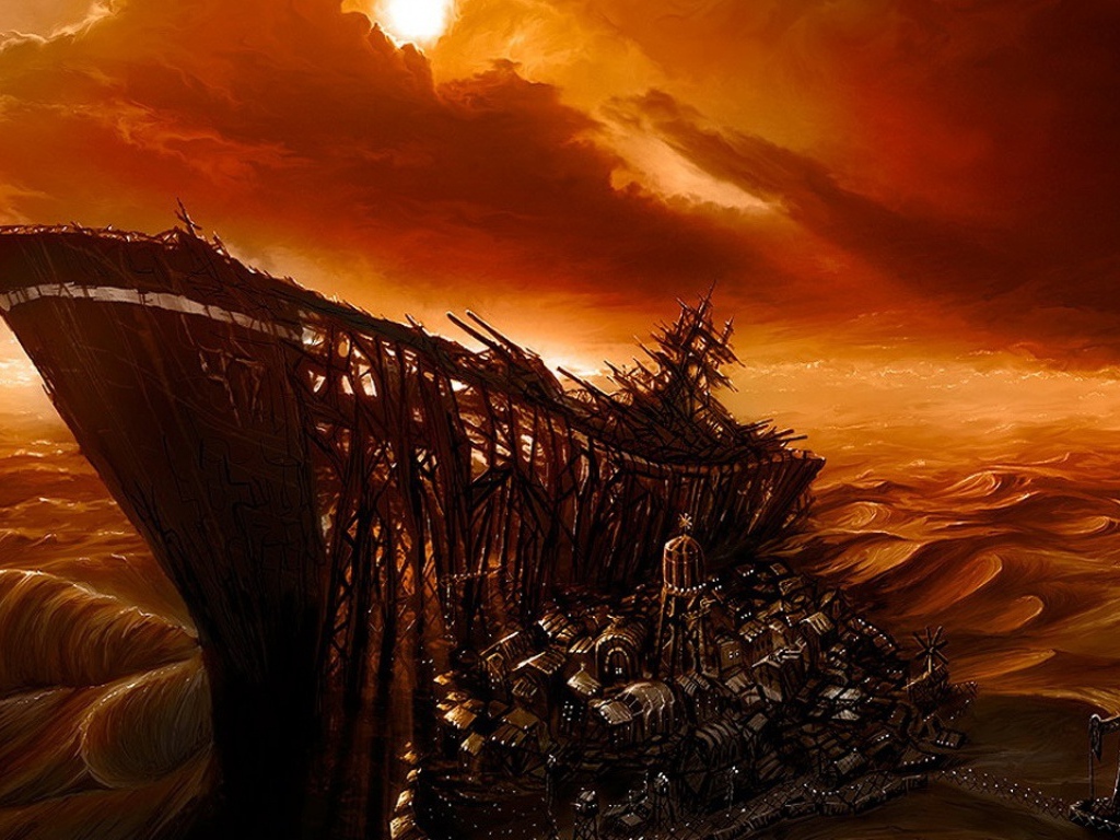 Корабль в пустыне