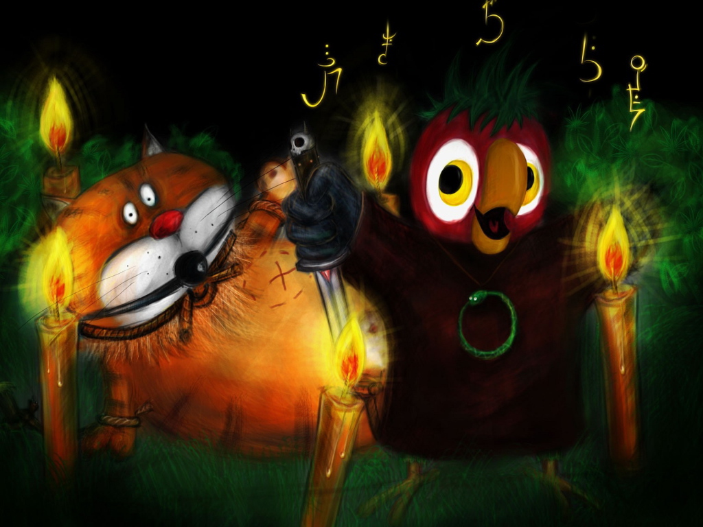 Жертвоприношение попугая Кешы