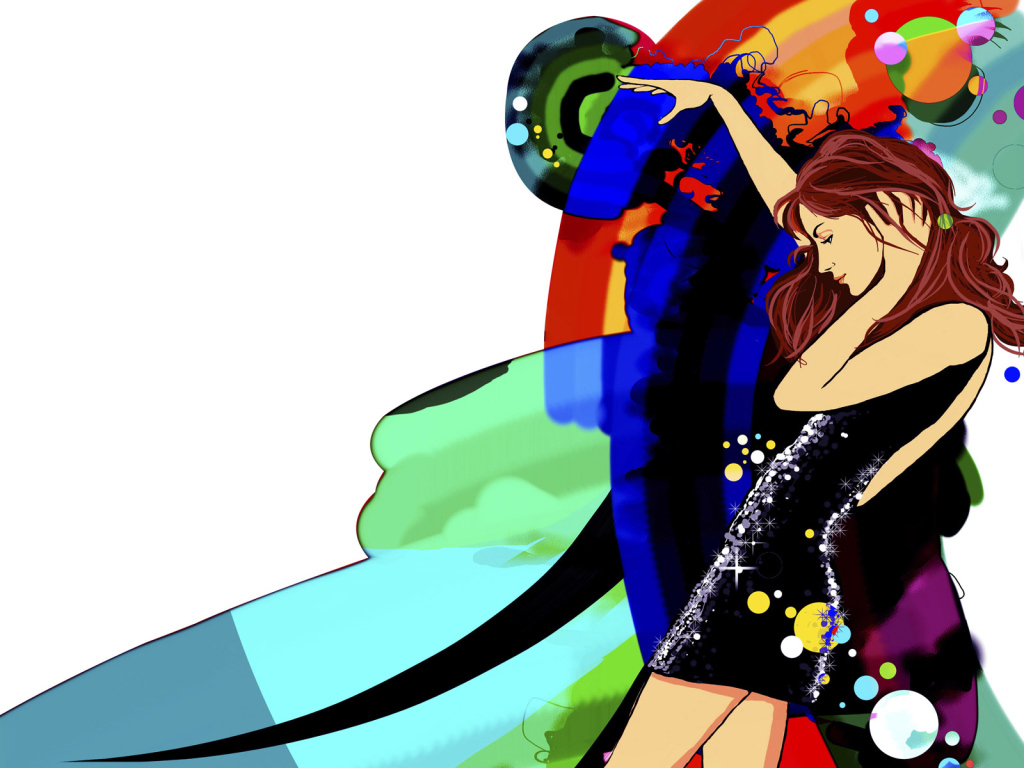 Девушка в ритме