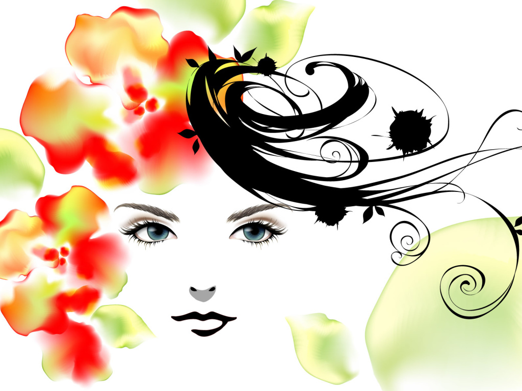 Рисованная дама