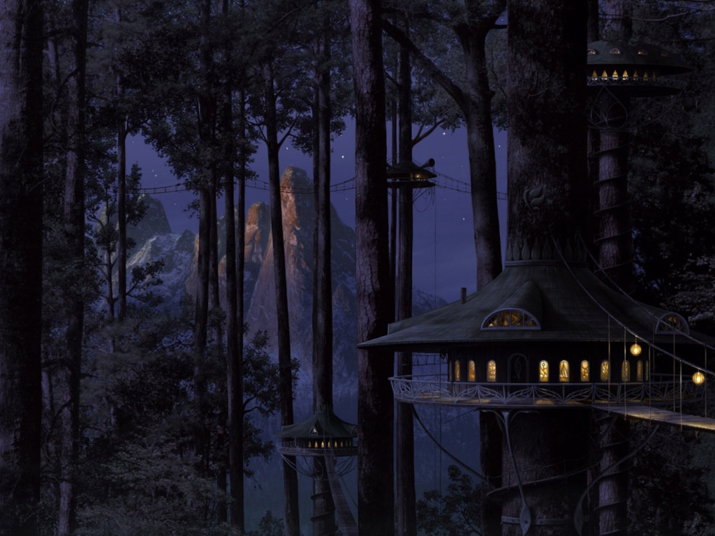 Дома лесных эльфов