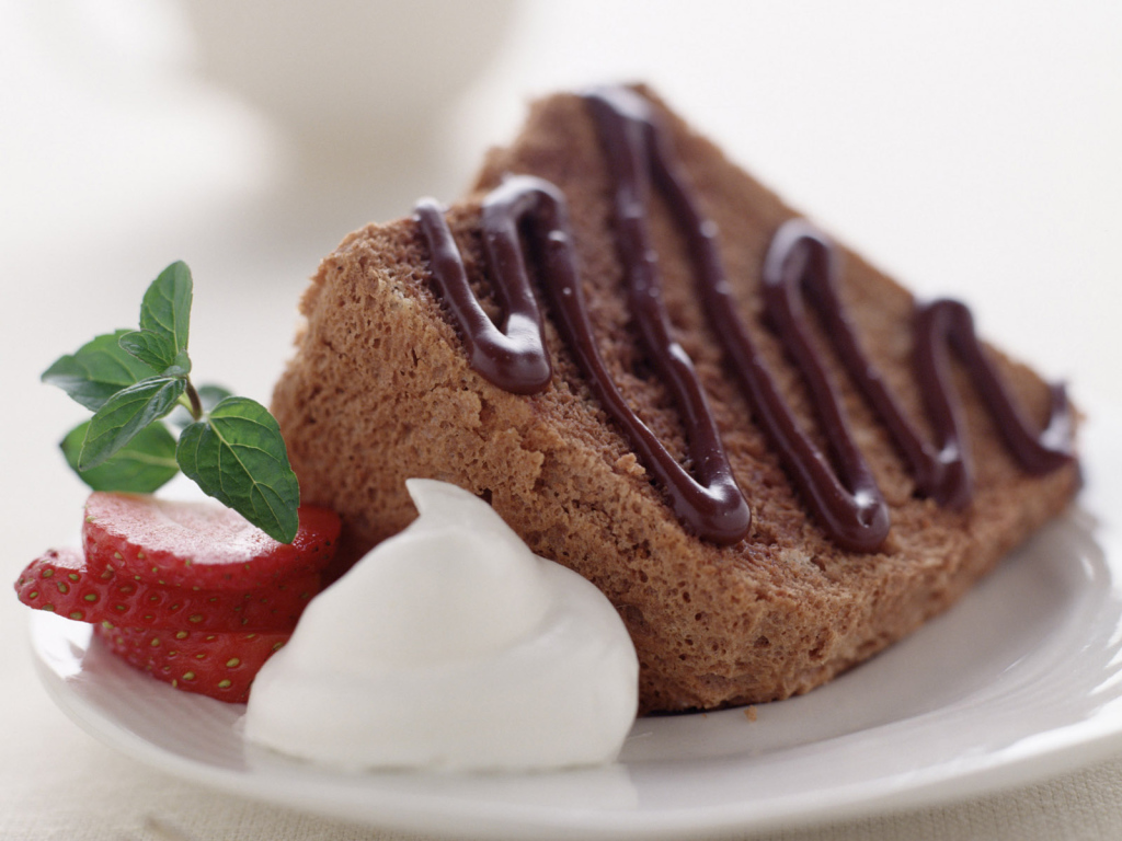 Кусок пирога на десерт