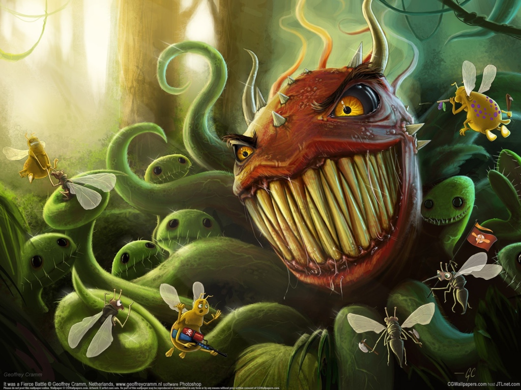 Насекомые против растений