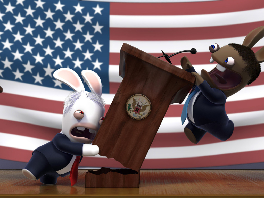 Кролик МакКейн и кролик Обама