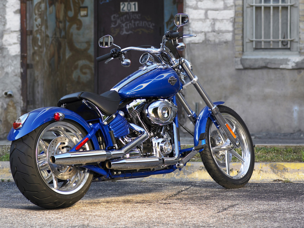 Harley Davidson blue