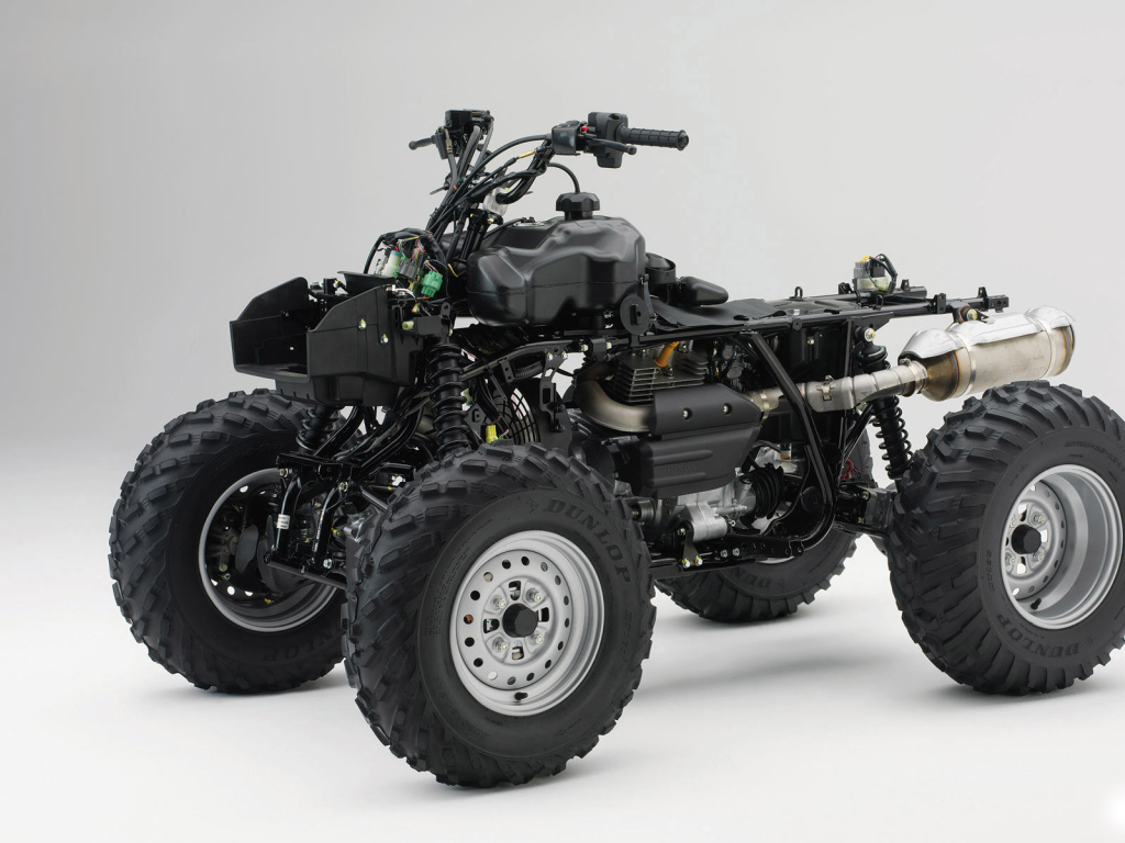 Внутри Хонда квадроцикл