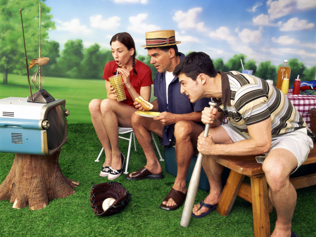 Развлечение у телевизора