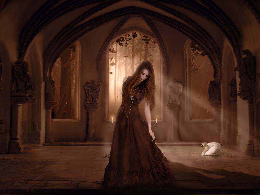 В сказочном замке