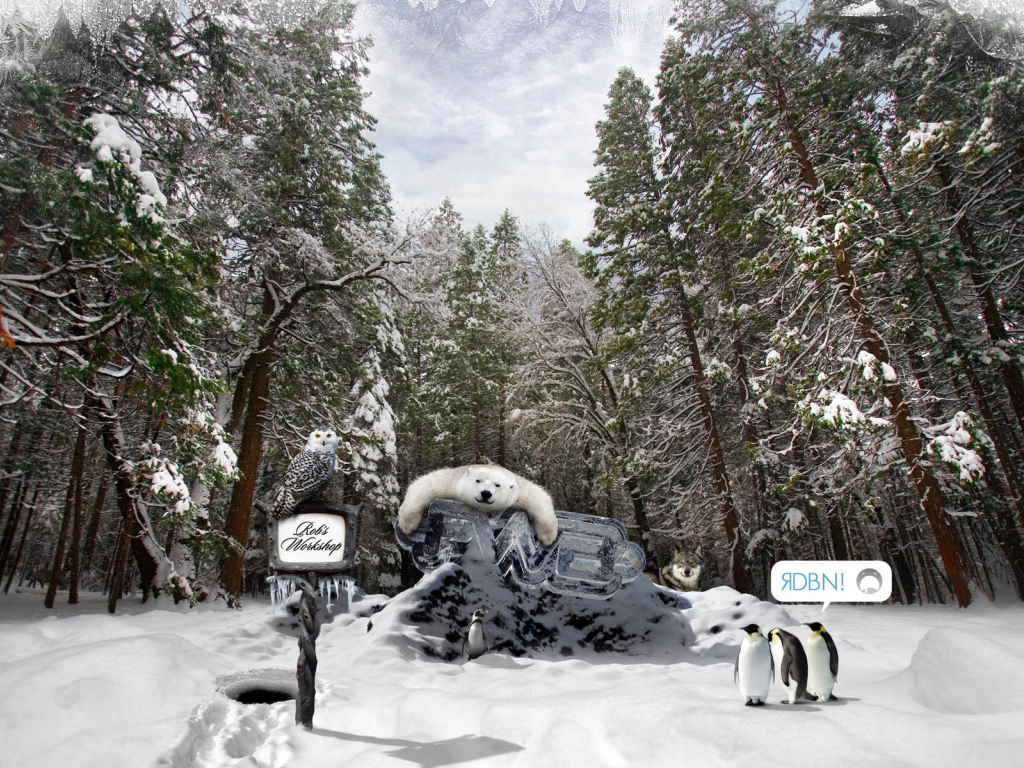 Зимний креатив