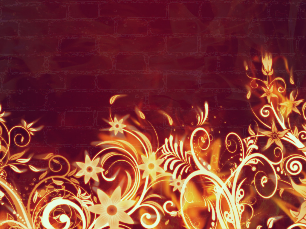 Огненные цветы