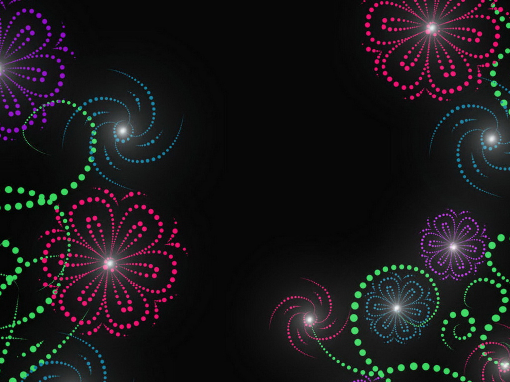 Цветы из света