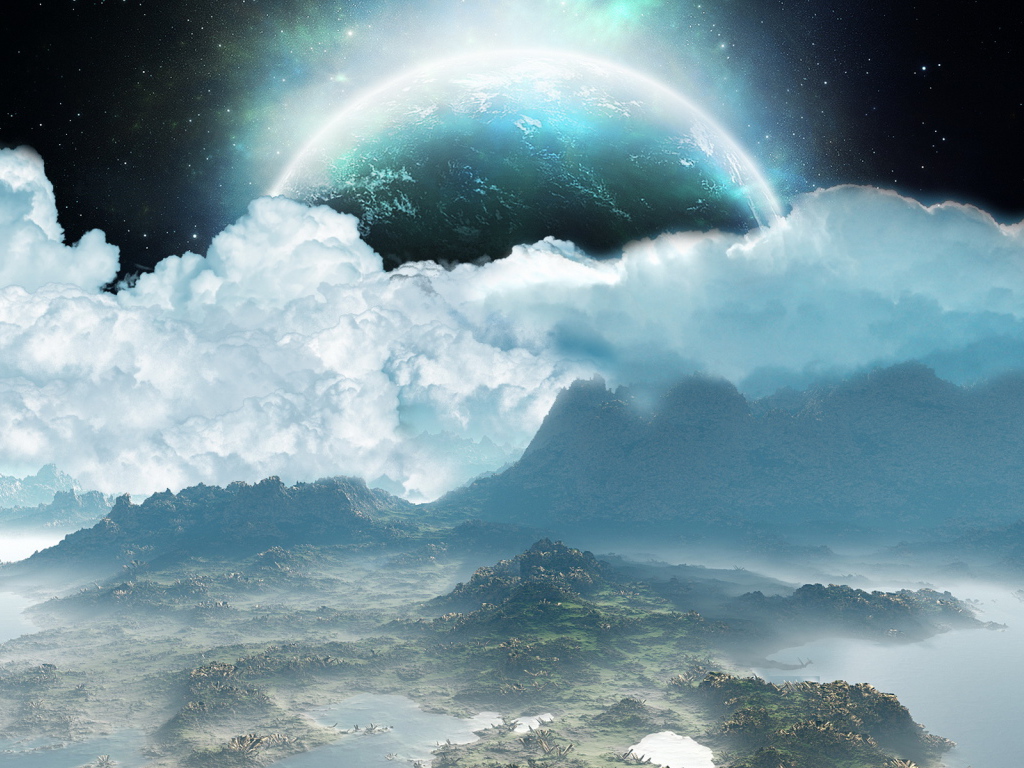 Остров среди облаков