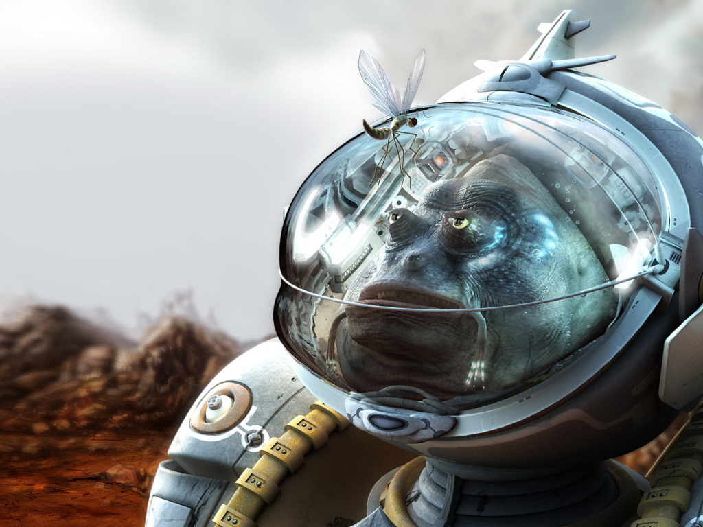 Пришелец в скафандре