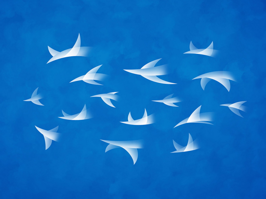 Бумажные птички