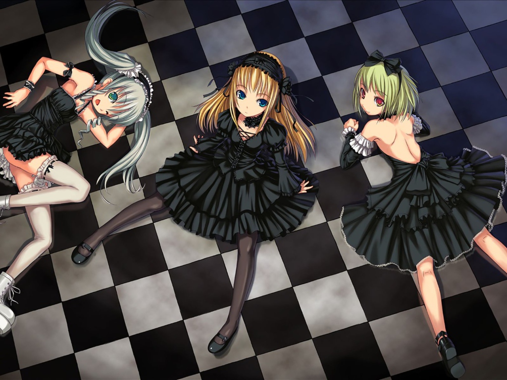 Клетчатый пол