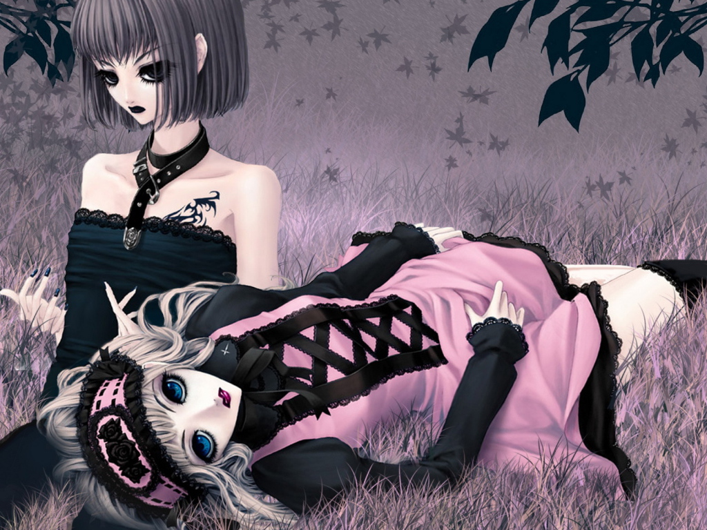 Подружки на траве