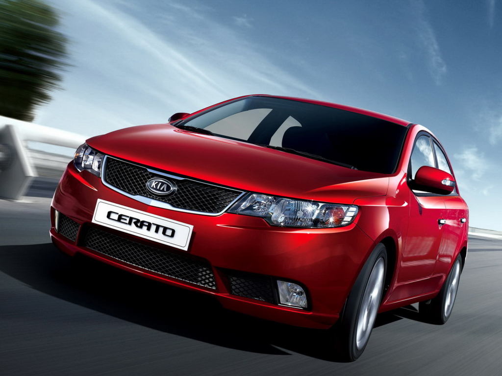 Киа Серато на трассе