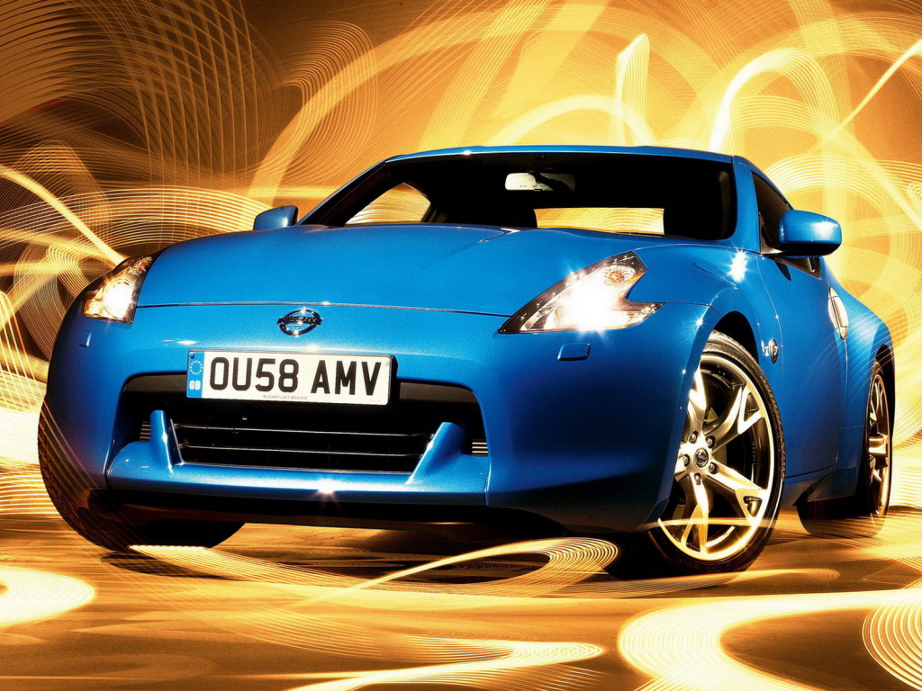 Голубая мечта Ниссан 370z