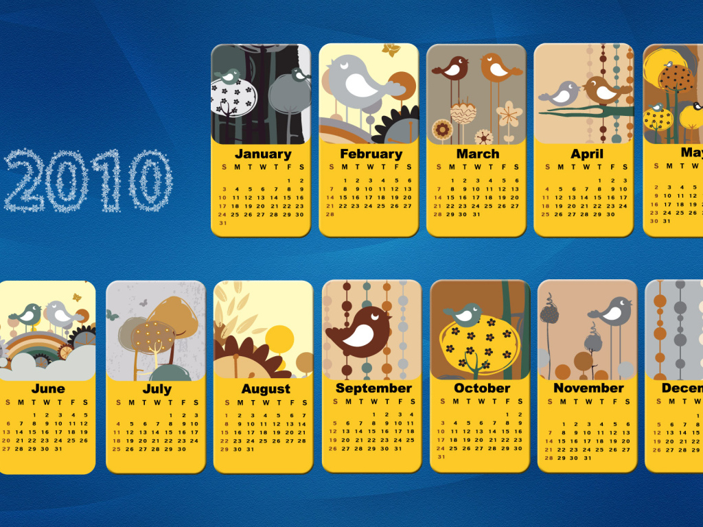 Календарь на 2010 год