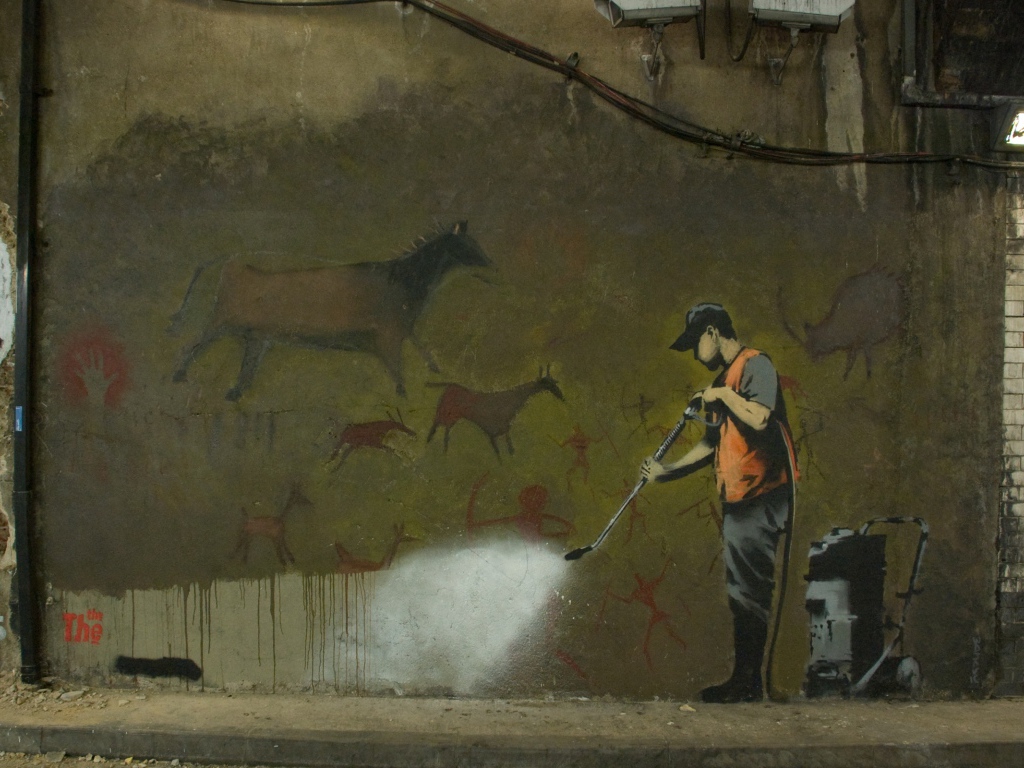 стрит арт Banksy