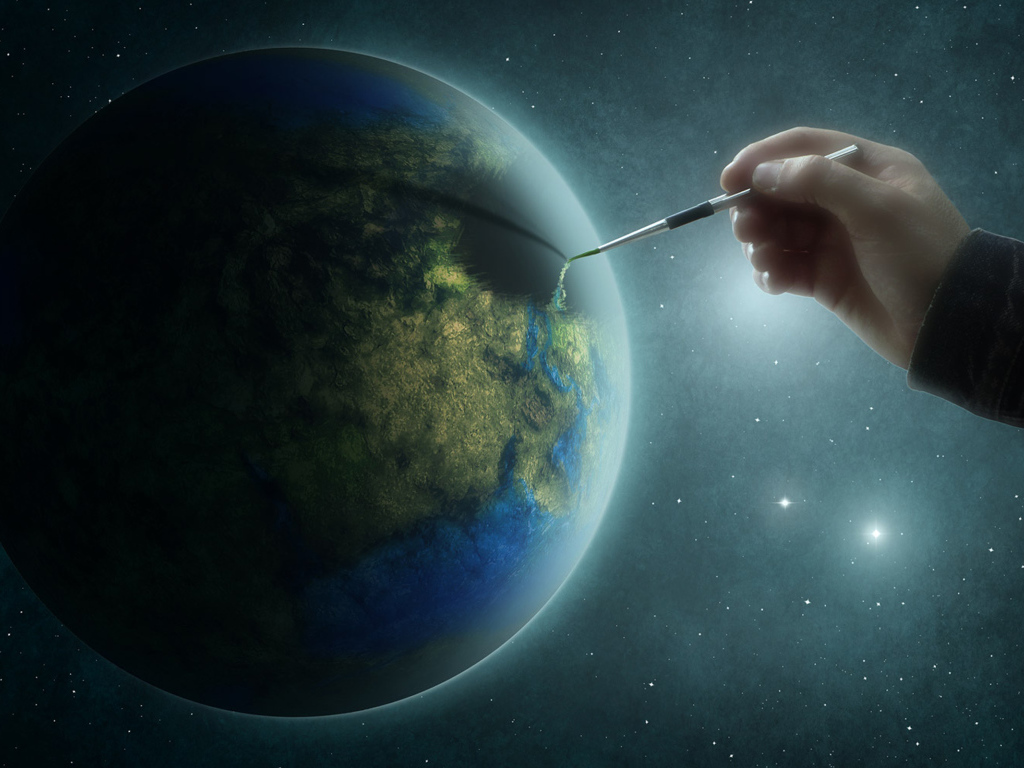 Художник Планета Кисть