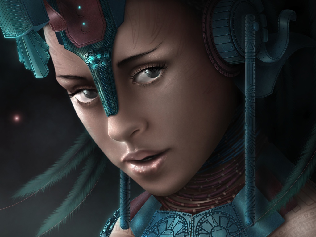 Девушка племени Майя