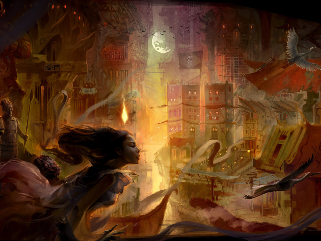 Ночной Шанхай